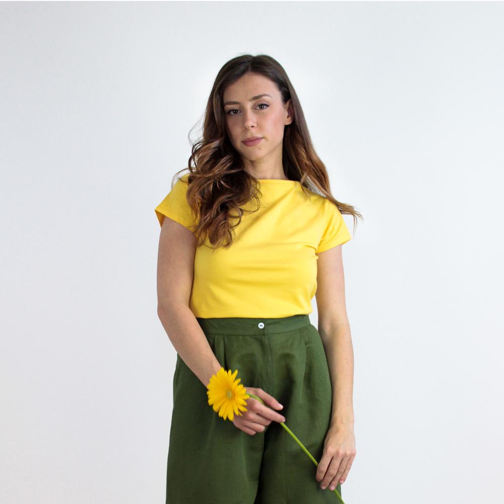 TEES TEA JERSEY STRETCH BIO MIMOSA | COD. HUBAQOEIN8011996 | S - XL