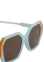 Carica l'immagine nel visualizzatore di Gallery, OCCHIALI CORAL AZZURRI E AMBRA | COD.HUBAQSP0011403 |
