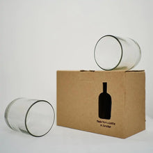 Carica l'immagine nel visualizzatore di Gallery, SET DUE BICCHIERI DAFU TRASPARENTI VETRO | COD.HUBAQTZ0010814 / HUBAQTZ0010812 | 11 - 8 cm
